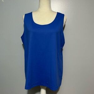 Chicos Blue Sleeveless Women's Top size 3 (XL)